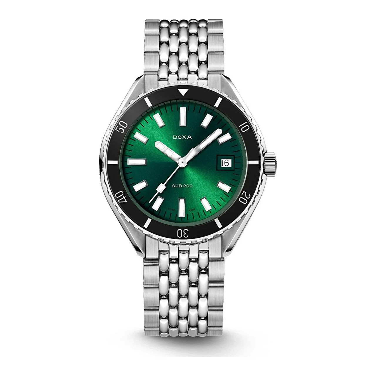 Doxa SUB 200 Sea Emerald 799.10.131.10 42 mm kol saati