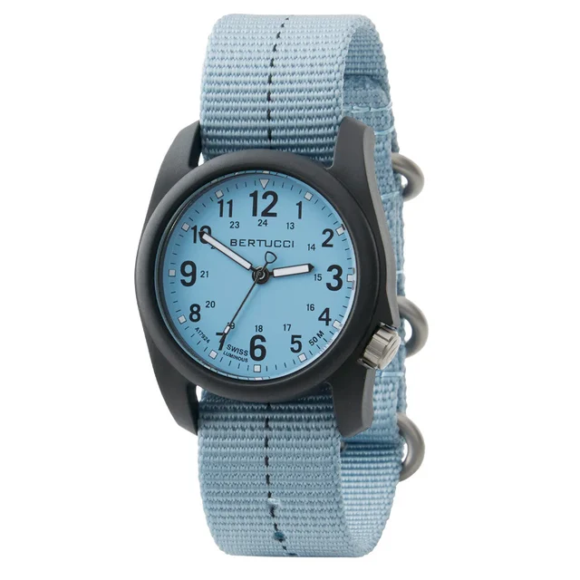 Bertucci Field Watch with Aquamarine Dial #11133 kol saati
