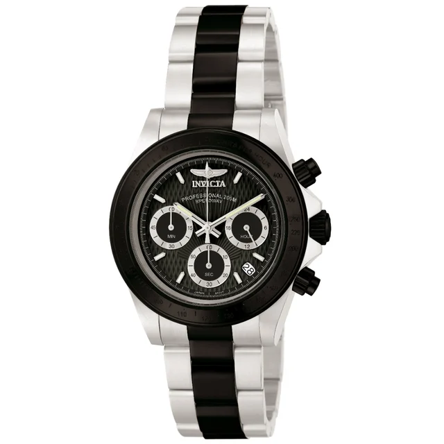 Invicta Speedway Torvane Watch - 39.5mm, Steel, Black (6934) kol saati