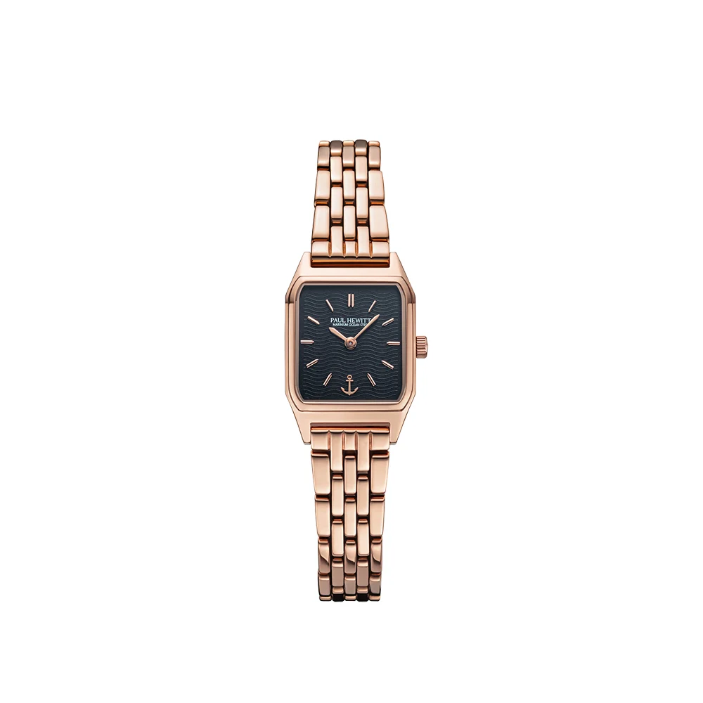 Default Petit Soleil Uhr Roségold Schwarz PH-W-0336 kol saati