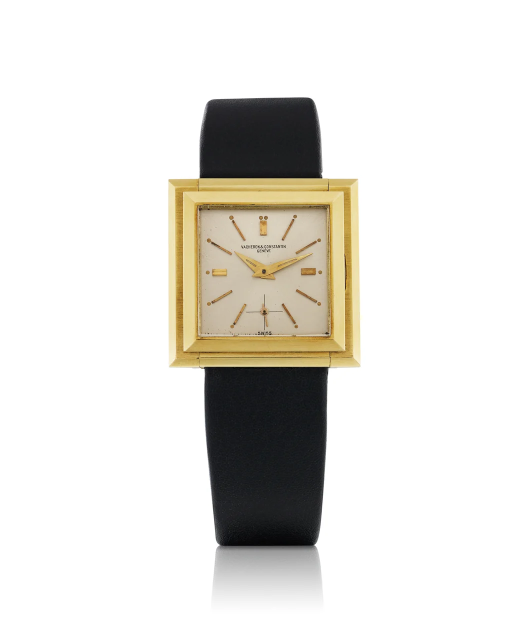 Vacheron Constantin Ref. 6665, wrist- and desk-watch; “chevalet”; 18K yellow gold kol saati