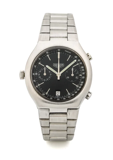 Heuer Daytona HEUER DAYTONA REF. 110 213 Fine, manual winding steel chronograph wristwatch