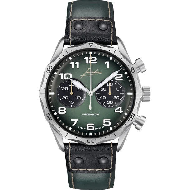 Junghans Meister Pilot Chronoscope 027/3492.00 kol saati