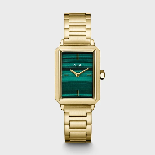 CLUSE Fluette Watch Steel, Green, Gold Colour CW11502 kol saati