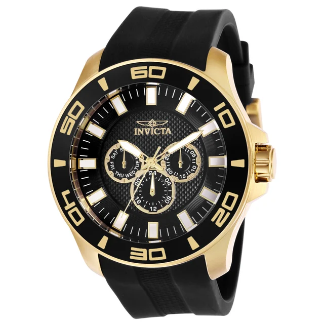 Invicta Open Box Pro Diver Impact Watch - 50mm. Black (AIC-28001) kol saati