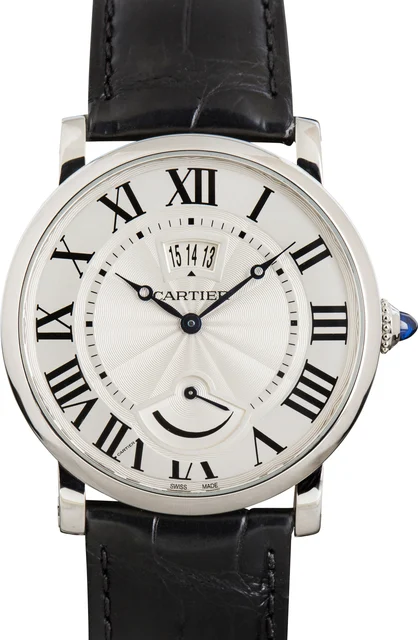 Cartier Rotonde de W1556369 Silver Dial kol saati
