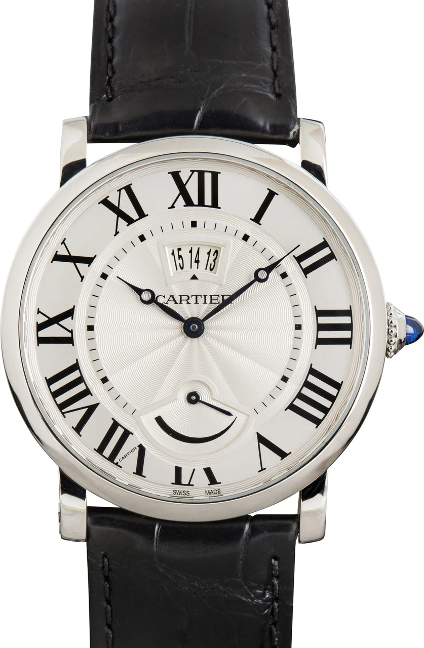 Cartier Rotonde de W1556369 Silver Dial 40 mm kol saati