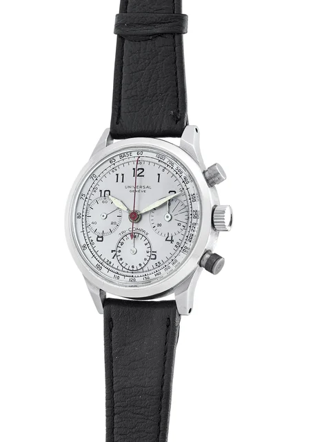 Universal UNIVERSAL REF. 22410, TRICOMPAX CHRONO STEEL kol saati