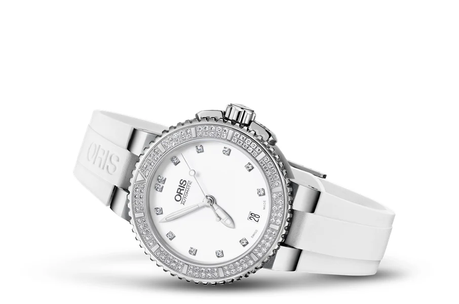 Oris Aquis Date Diamonds 01 733 7652 4991-07 4 18 31 36 mm kol saati