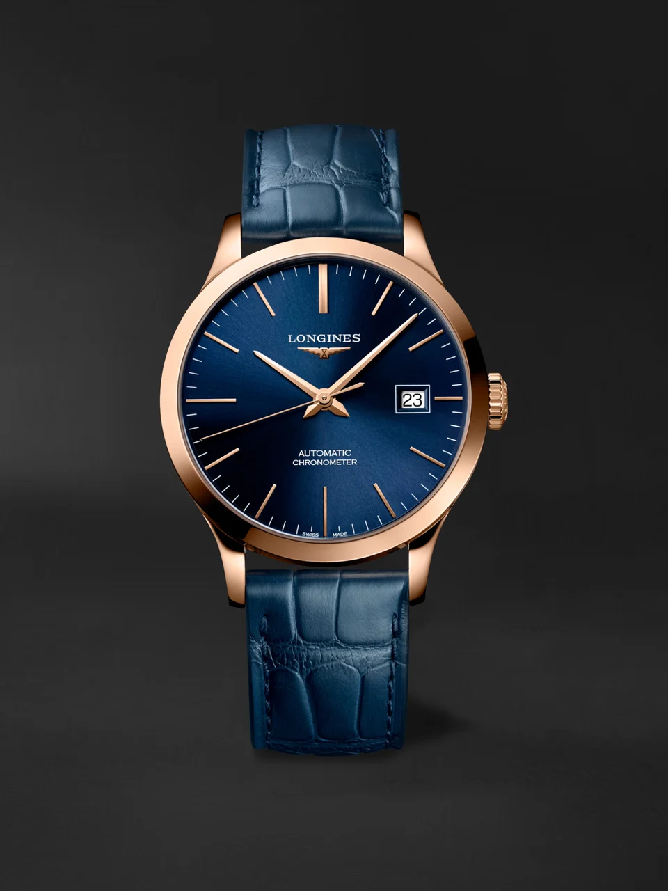Longines Record L2.820.8.92.2 38.5 mm kol saati
