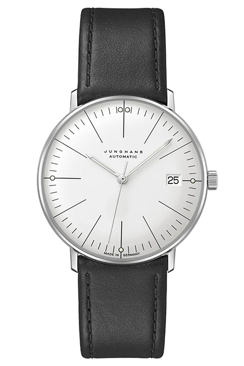 Junghans Max Bill 027_4105_02 34 mm kol saati