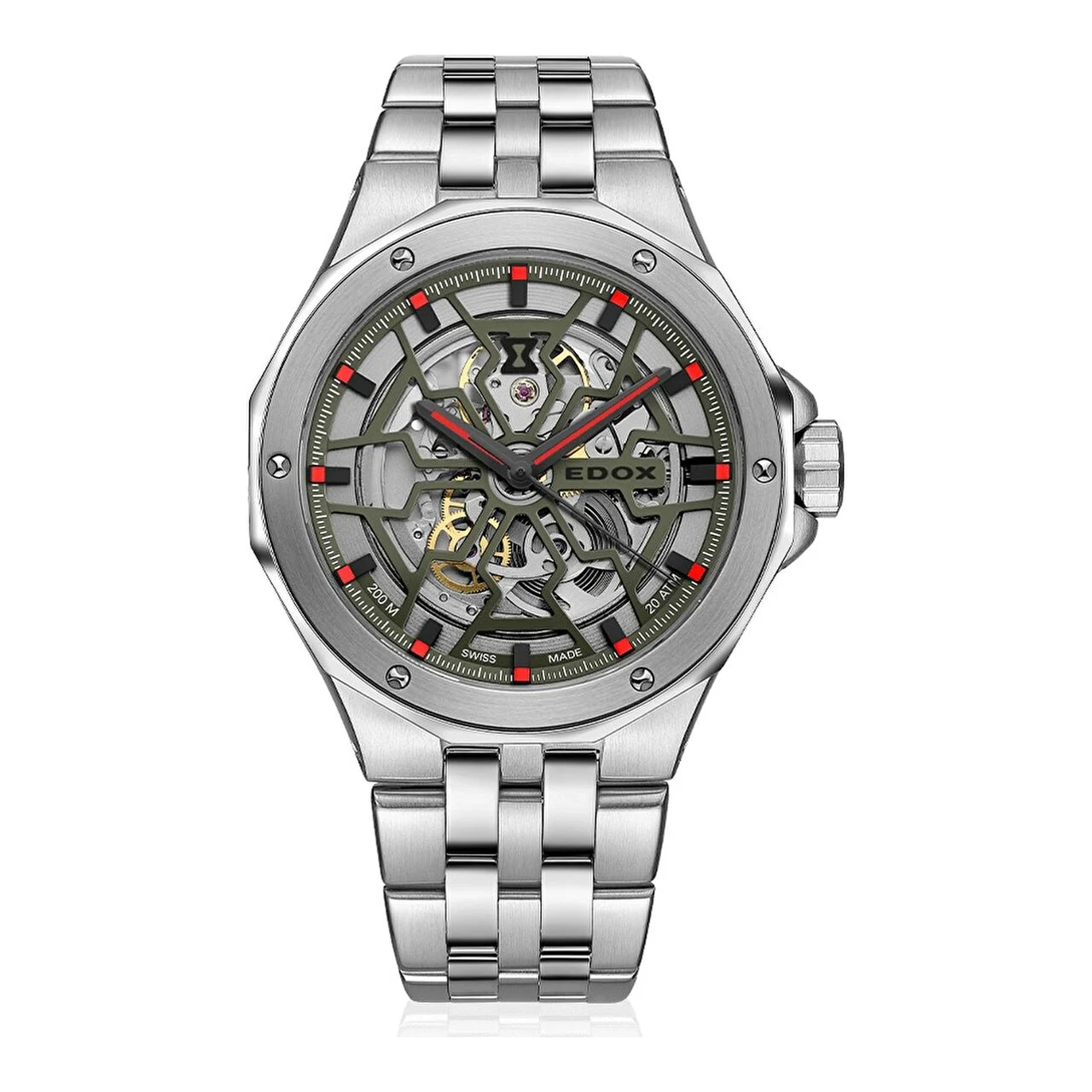 EDOX Delfin Mecano 85303-3M-VNRO 43 mm kol saati