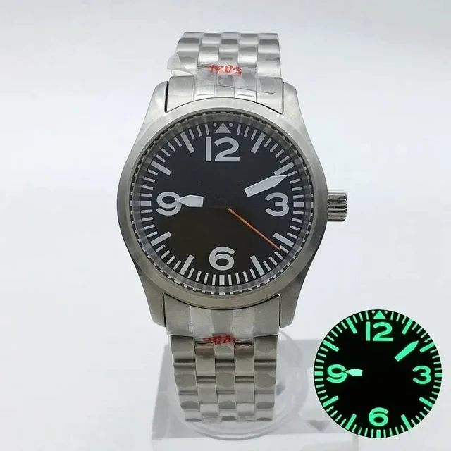 Tandorio Pilot Flieger Watch BLIGER 36mm 39mm NH35 PT5000 Automatic 10Bar Waterproof Escap