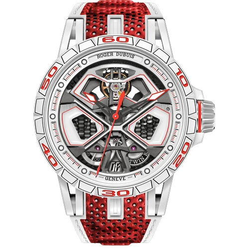 Roger Dubuis Excalibur Spider Huracán White MCF 45mm RDDBEX1040 kol saati