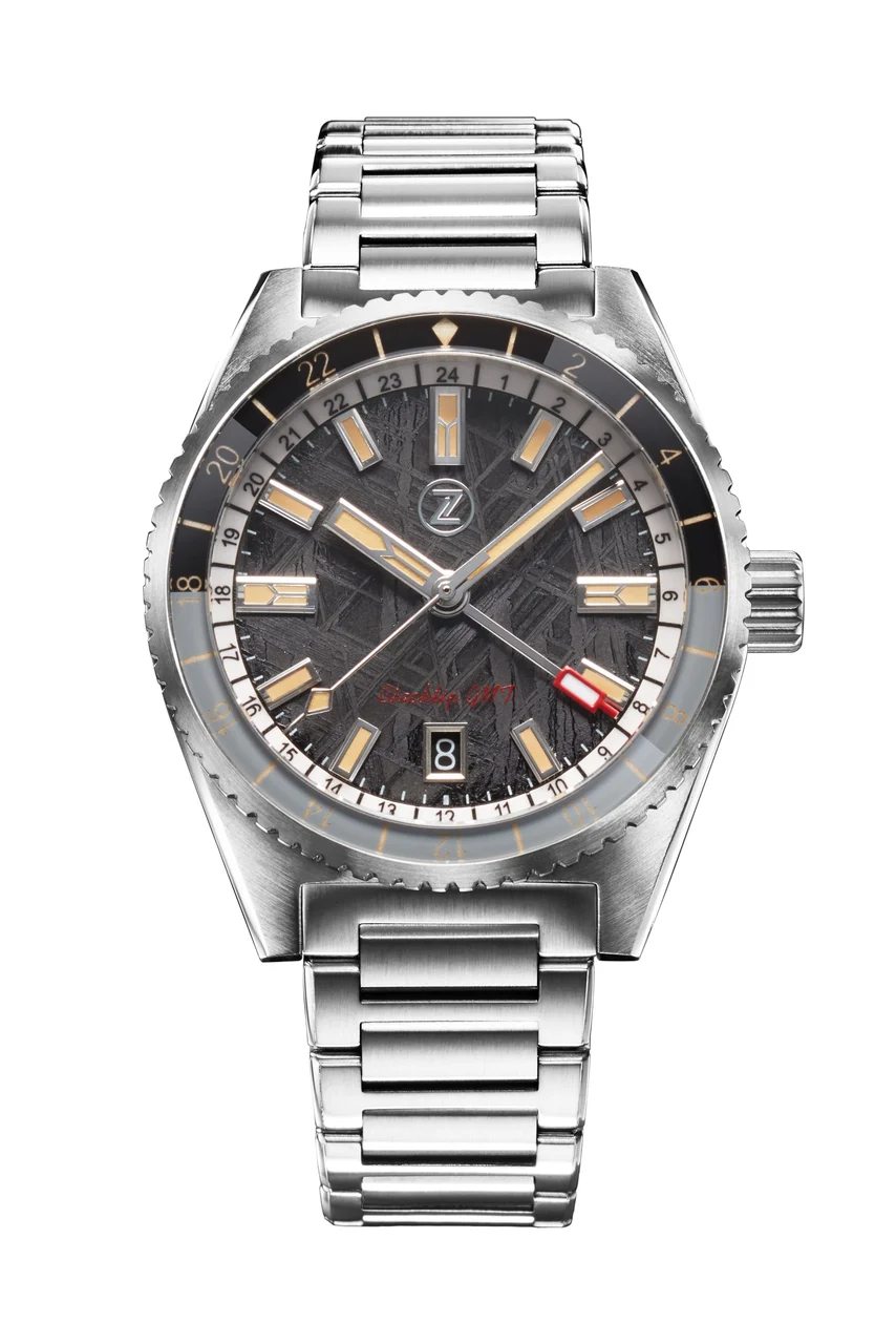 Zelos Blacktip 200m GMT Meteorite 41 mm kol saati