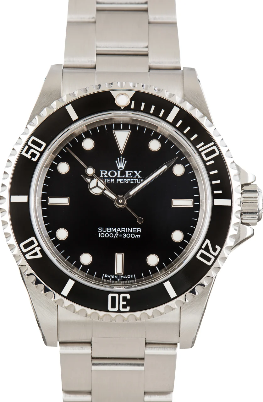 Rolex ROLEX, REF. 14060M, SUBMARINER KHANJAR, MADE FOR OMAN, NEW OLD STOCK A fine and extremely rare, self-winding, stainless steel divers wristwatch. 40 mm kol saati