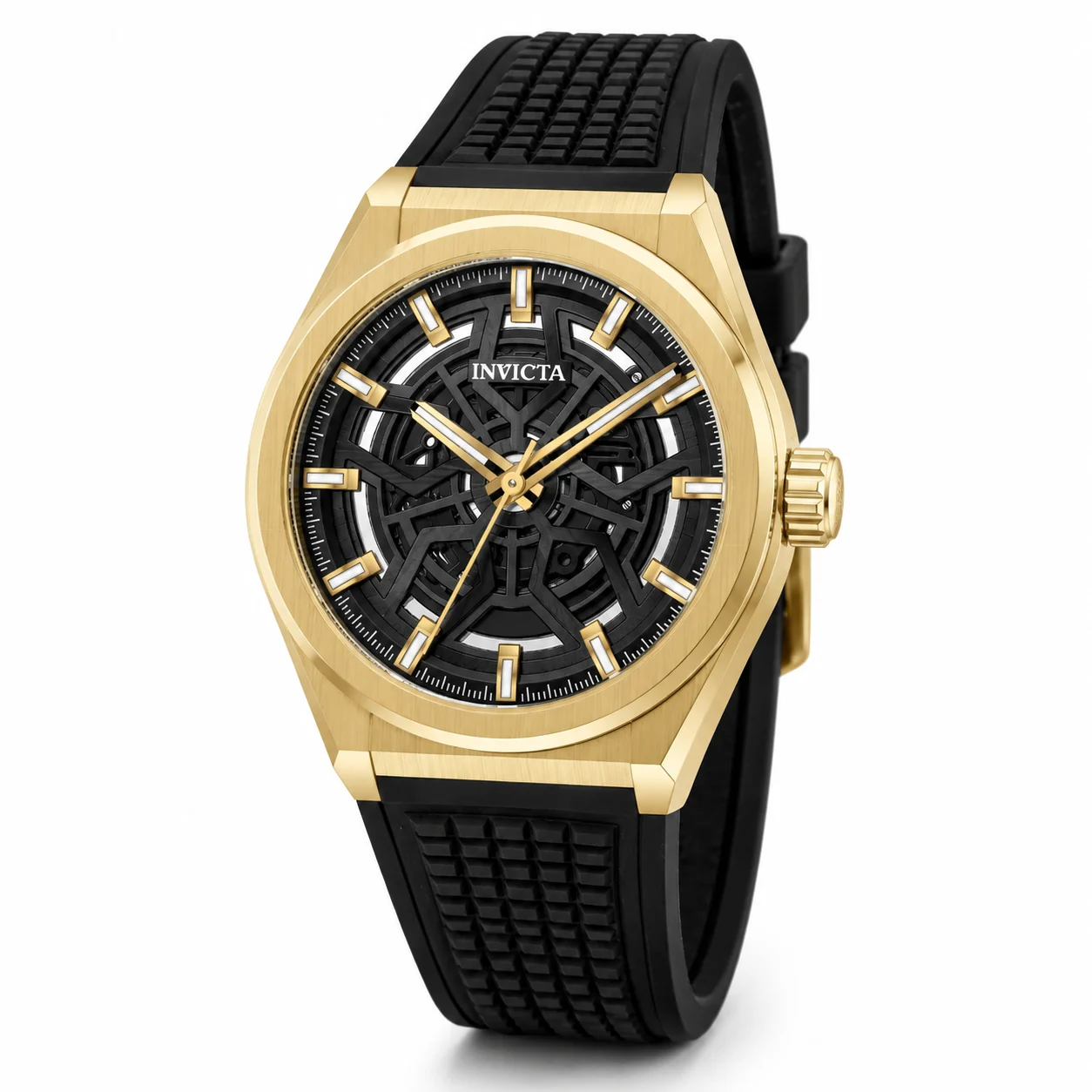 Invicta Speedway Rim Watch - 46mm, Black (70056) 46 mm kol saati