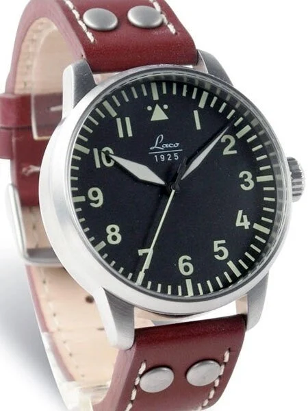 Laco Scratch and Dent - Augsburg Type A Dial Automatic Pilot Watch, New Sapphire Crystal #861688-SND2 42 mm kol saati