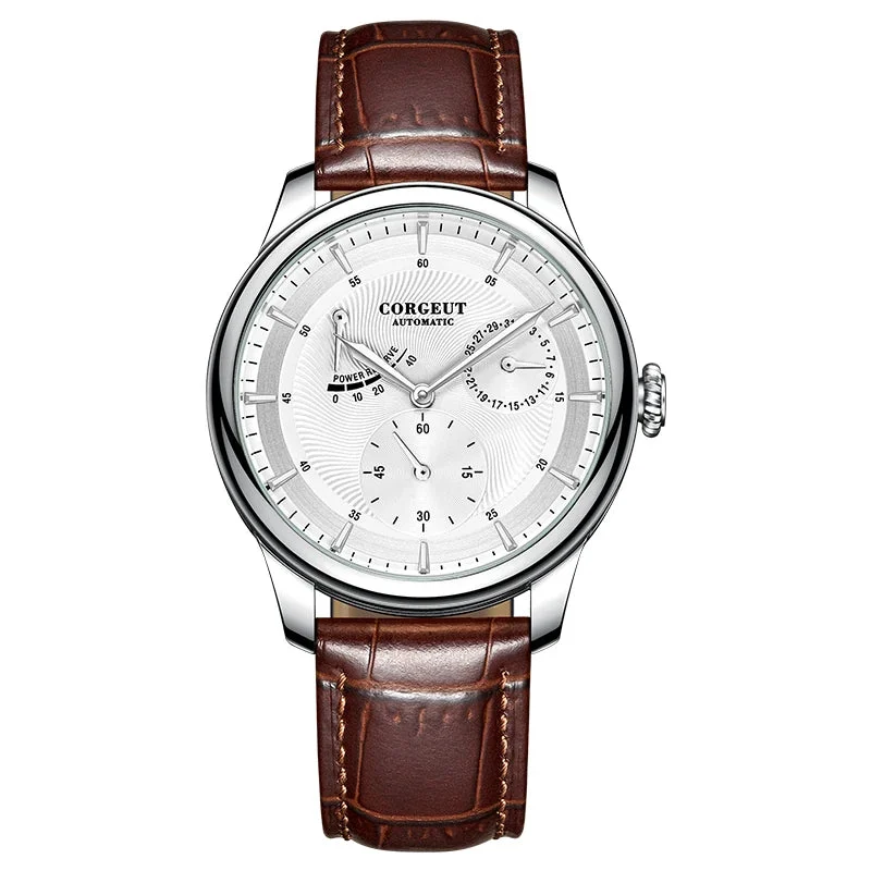 Tandorio Corgeut 6658 Chronograph Watch Dress 40MM 3ATM Hardlex Seagull ST movement 14:350850#5 40 mm kol saati