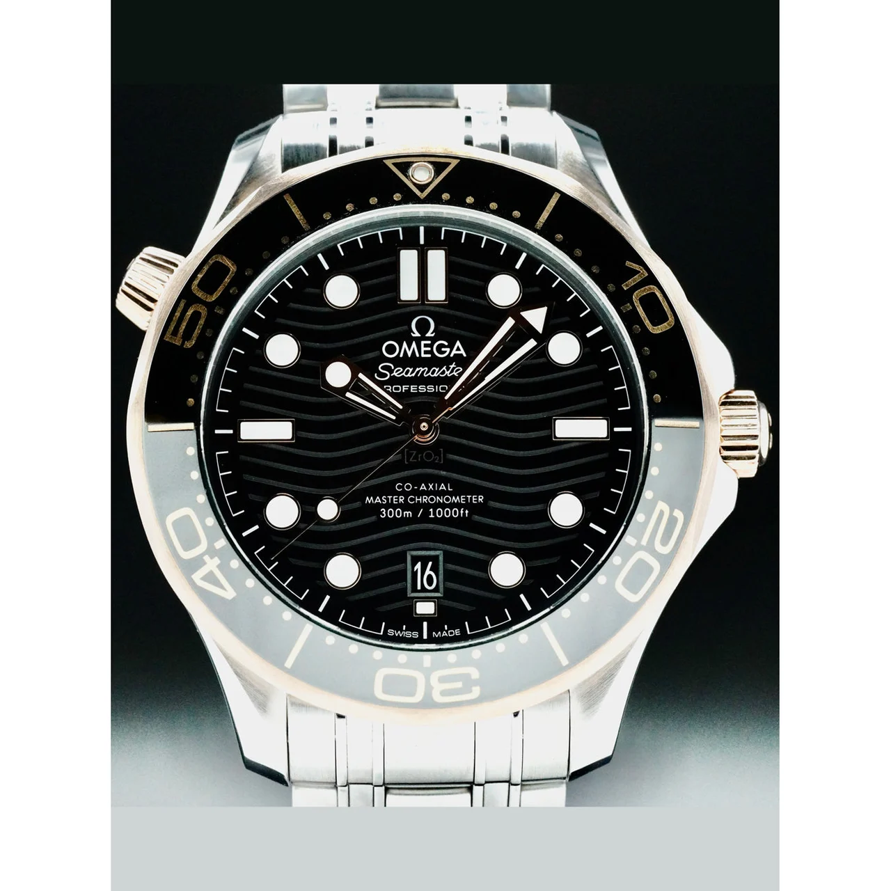 OMEGA Seamaster Diver 300M Co-Axial Master Chronometer Sedna Gold 210000071568 42 mm kol saati