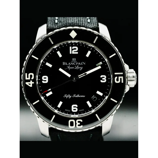 Blancpain Fifty Fathoms Tribute To Aqua Lung 5015C-1130-52B 210000029272 kol saati