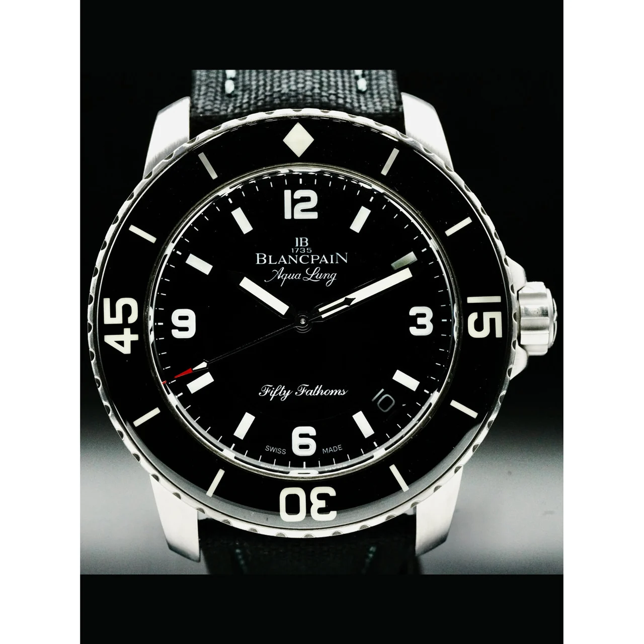 Blancpain Fifty Fathoms Tribute To Aqua Lung 5015C-1130-52B 210000029272 45 mm kol saati