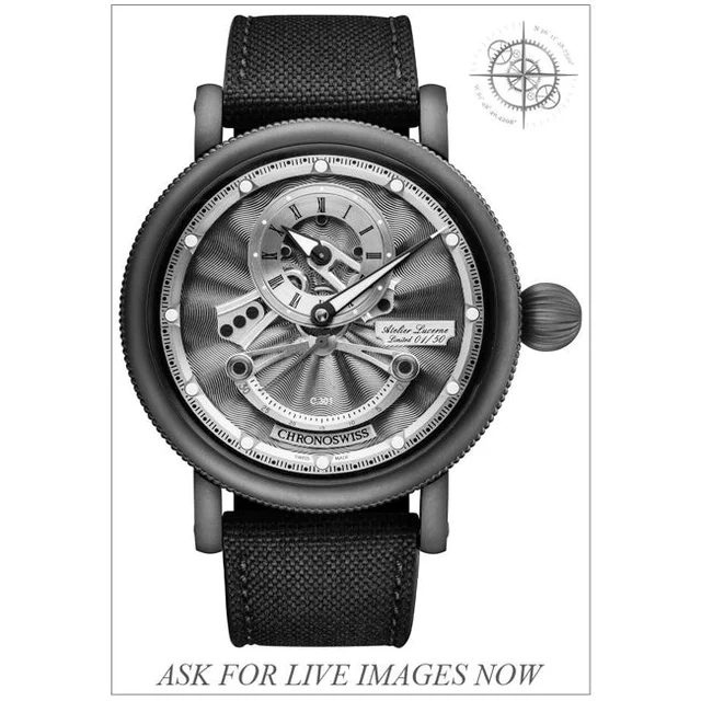 ChronoSwiss Open Gear ReSec. Mr Grey 210000080101 kol saati