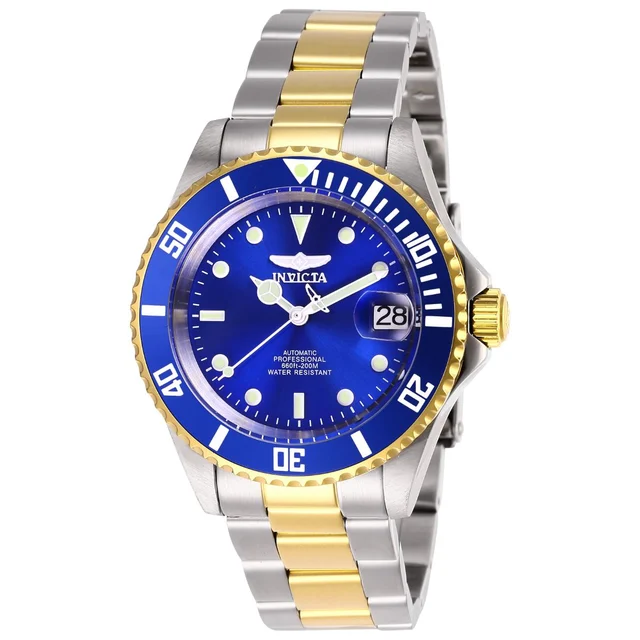 Invicta Pro Diver Connection Automatic Watch - 40mm. Steel, Gold (28662) kol saati