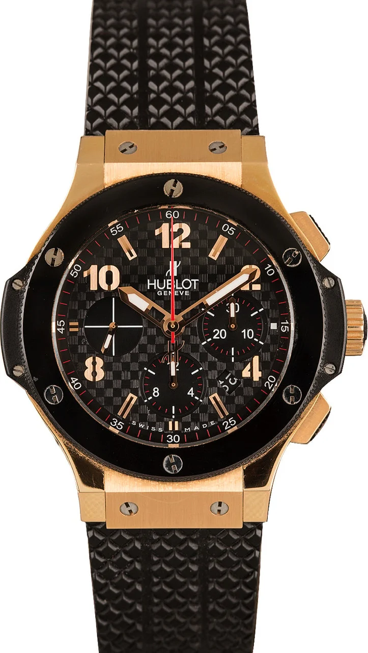 Hublot HUBLOT, REF. 301.PB.131.RX, BIG BANG, 18K PINK GOLD AND CERAMIC 44 mm kol saati