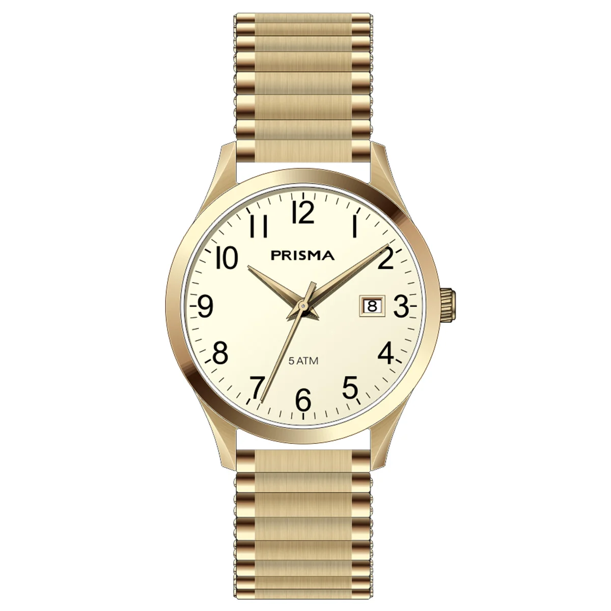 Prisma watch P.1178 Men Flex 5 ATM double 37 mm kol saati
