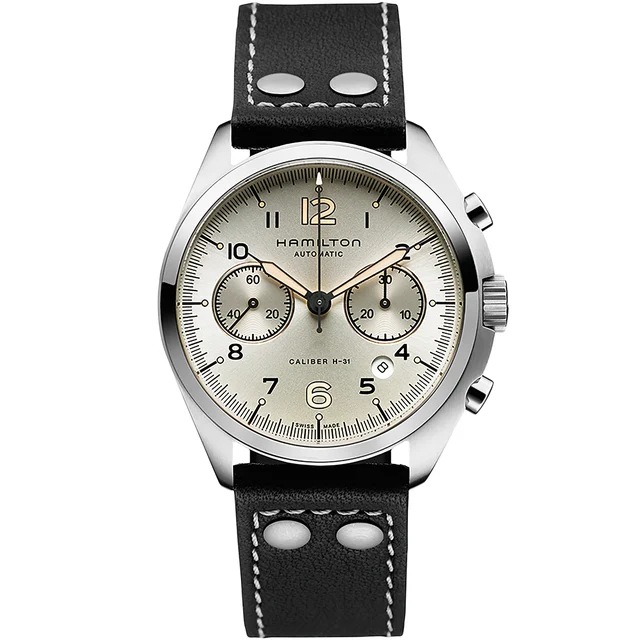 Hamilton Khaki Aviation Khaki Pilot Pioneer Auto Chrono H76416755 kol saati