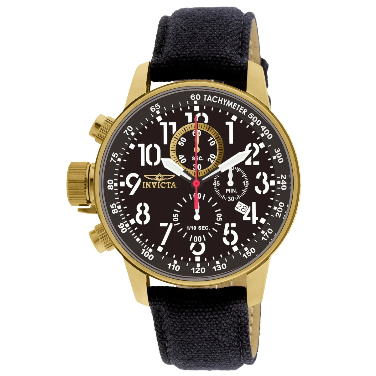 Invicta I-Force Left-Handed Watch - 46mm, Black (1515) 46 mm kol saati