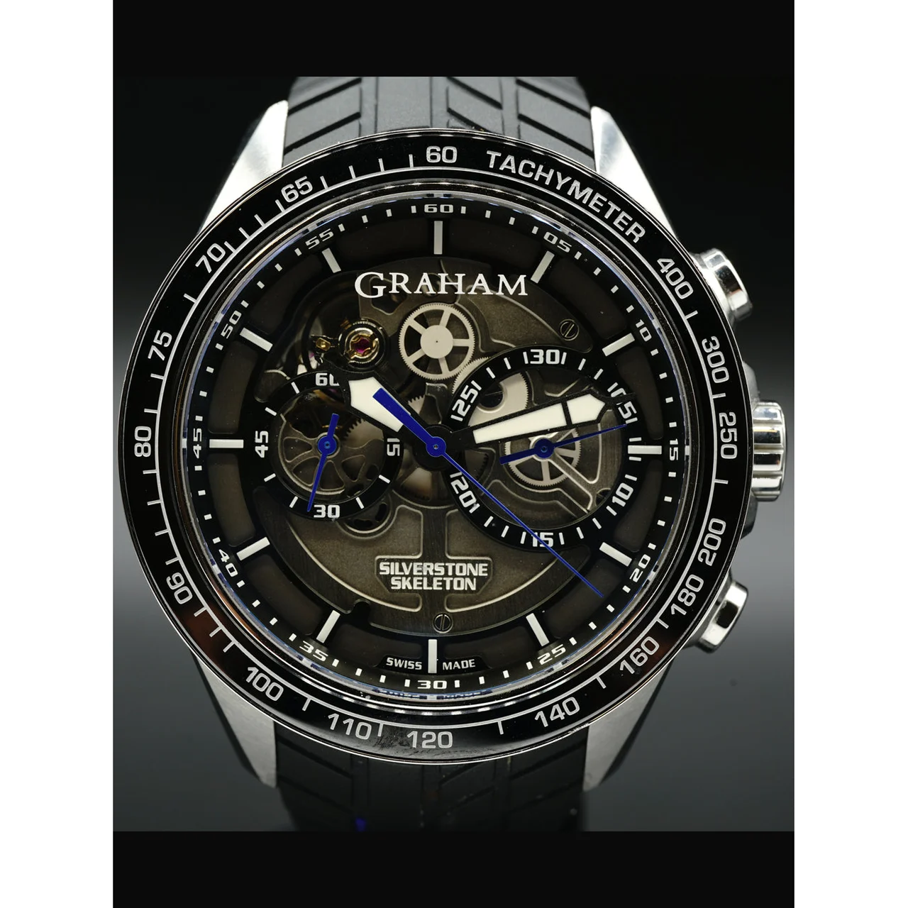 Graham Silverstone RS Skeleton 2STAC3.B01A 210000012998 kol saati