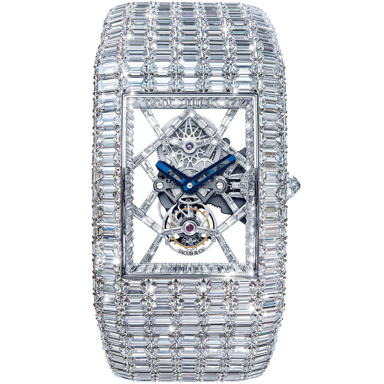 Jacob & Co. Jacob & Co. Billionaire III White Diamonds Gold on Bracelet BL115.30.BD.AA.A30BD kol saati