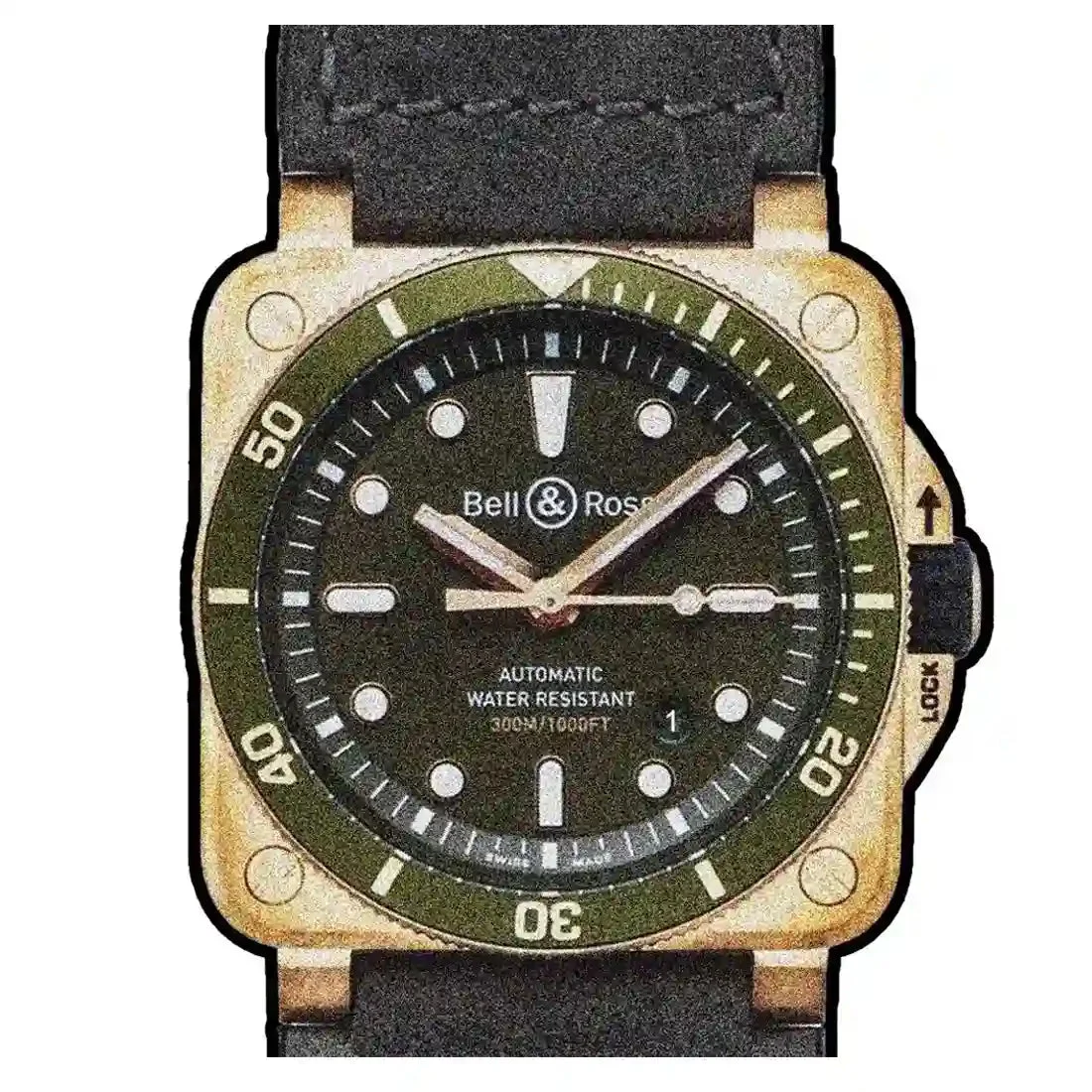 Bell & Ross Bell & Ross 21021 42 mm kol saati