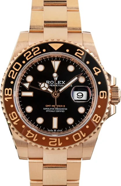 Rolex GMT-Master II Everose Ref 126715 'Root Beer' Model kol saati