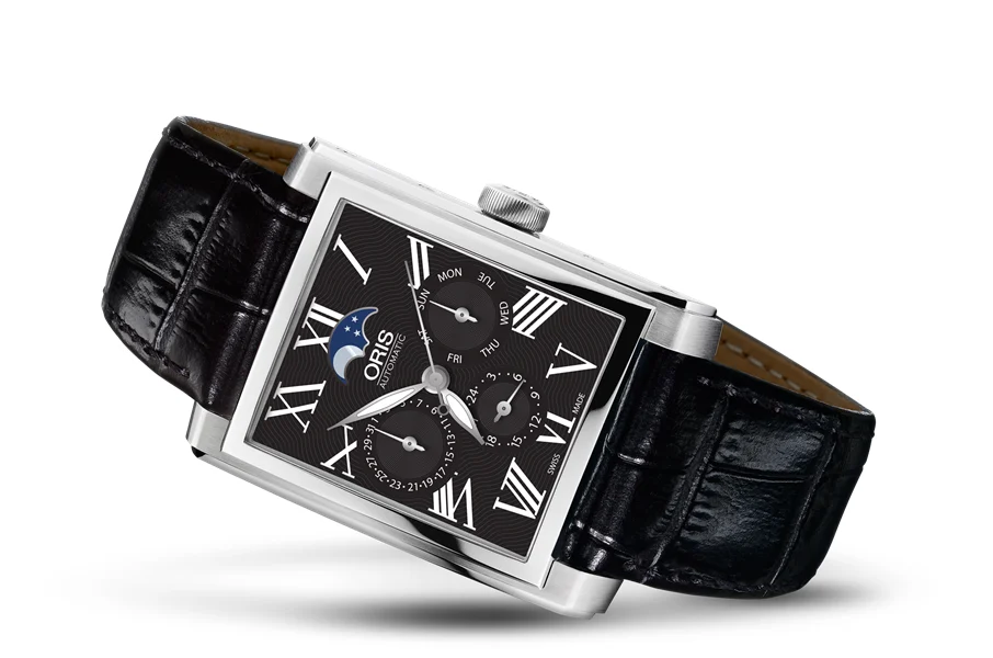 Oris Rectangular Complication 01 581 7658 4074-07 5 23 71FC 33 mm kol saati