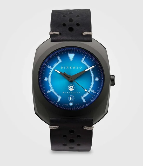 Direnzo DRZ 02 blue – date (PVD) kol saati