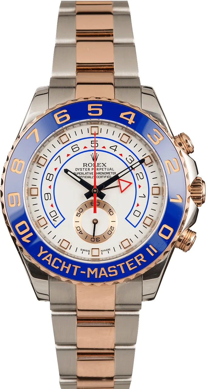 Rolex Yacht-Master 116681 Two Tone Everose Gold T 116681WASO 44 mm kol saati