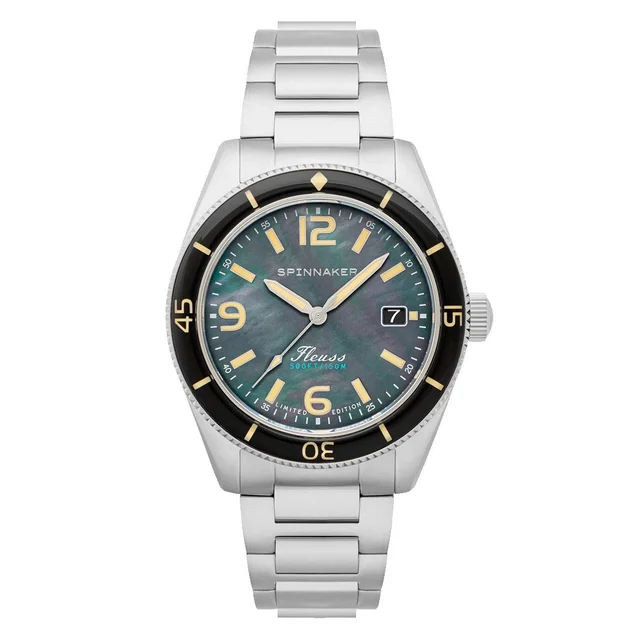 Spinnaker Fluess "Midnight Pearl" Limited Edition Automatic Diver #SP-5108-11 kol saati
