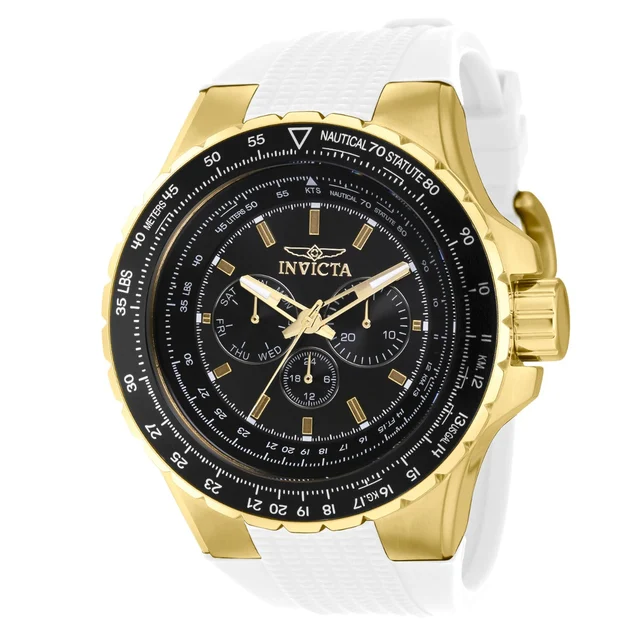 Invicta Aviator Skyshock Watch - 50mm. White (39312) kol saati