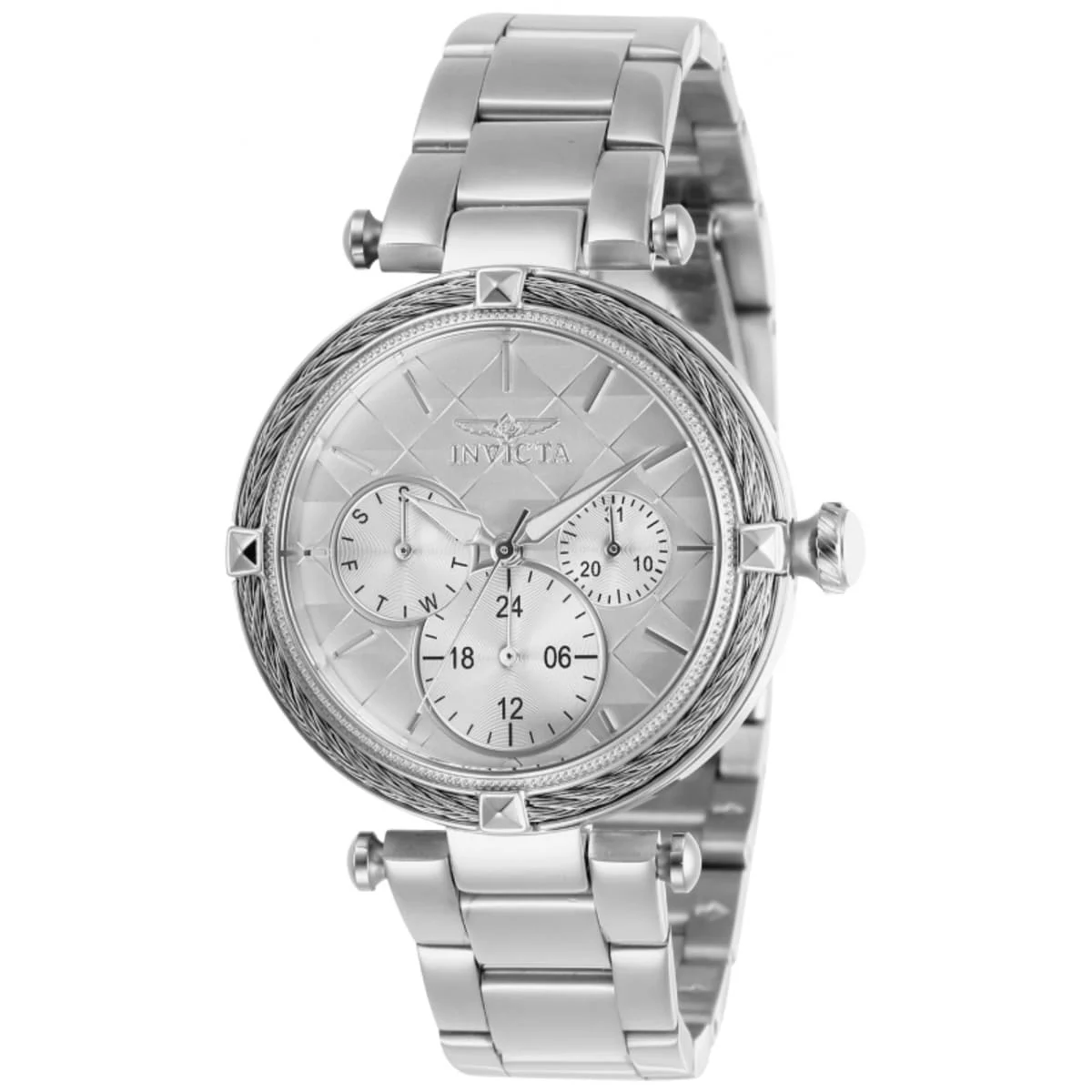 Invicta Bolt Latticia Watch - 36.5mm. Steel (28955) 36.5 mm kol saati