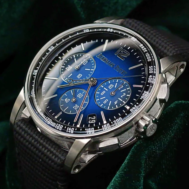 Audemars Piguet Code 11.59 Audemars Piguet Code 11.59 Chronograph Smoked Blue Dial Blac ko