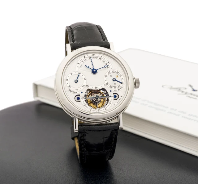 Breguet BREGUET REF 3757 TOURBILLON PERPETUAL CALENDAR PLATINUM kol saati