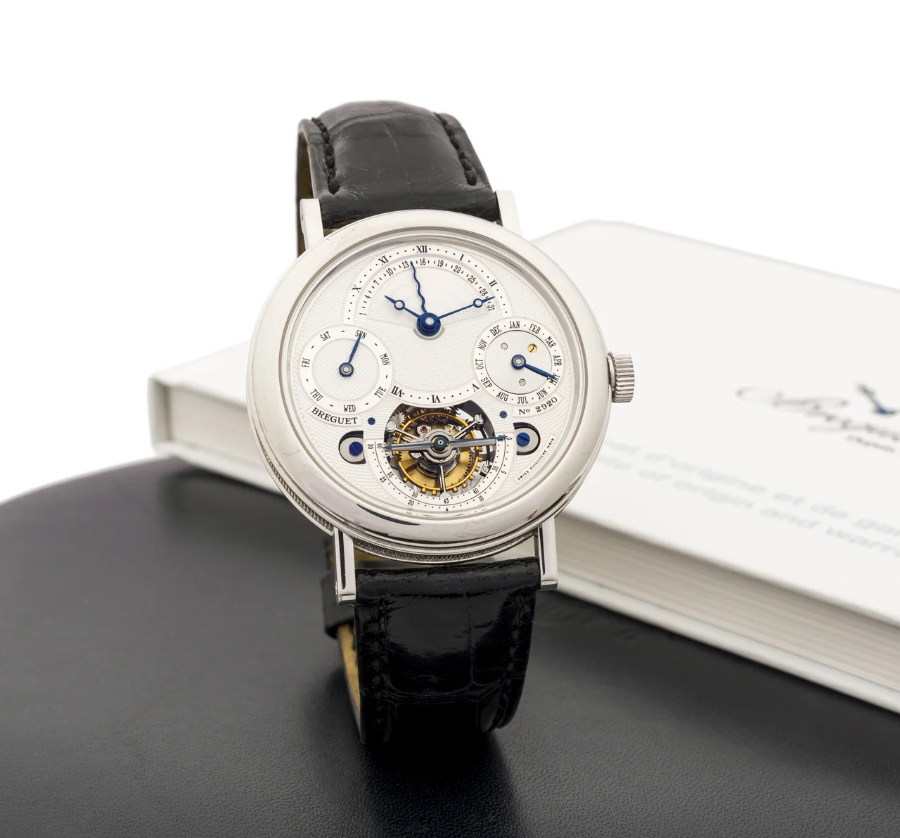 Breguet BREGUET REF 3757 TOURBILLON PERPETUAL CALENDAR PLATINUM kol saati