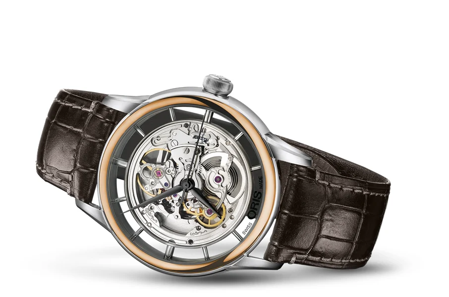 Oris Artelier Translucent Skeleton 01 734 7684 6351-07 5 21 70FC 40.5 mm kol saati