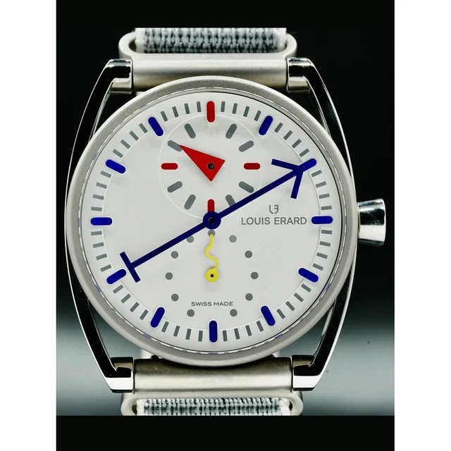 Louis Erard Regulateur Blanc x Alain Silberstein 85358TT01.BTT83 210000035346 kol saati