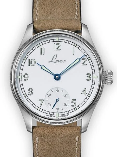 Laco Scratch and Dent - Cuxhaven Manual Winding Navy Watch with AR Sapphire Crystal #86210