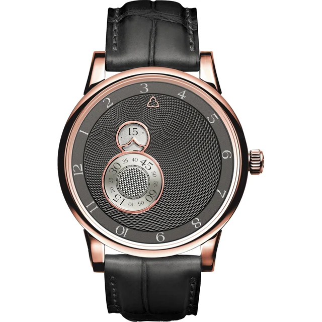 Trilobe Nuit Fantastique Guilloche Brume 40.5mm Rose Gold NF03GB kol saati