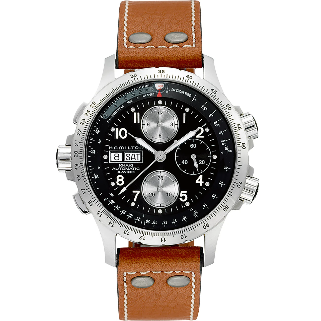 Hamilton Khaki Aviation X-Wind Auto Chrono H77616533 44 mm kol saati